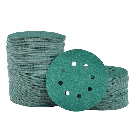 Legit Grit 5 inch Sand paper Disc, 8-Hole, 40 Grit, 150PK LG5-840-150